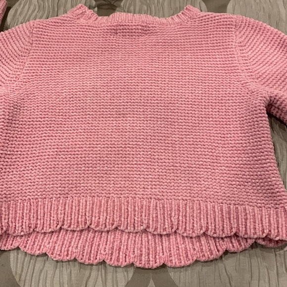 Kid’s Clothe’s Pink Sweater Girls size 7/8 Velour - Picture 7 of 10